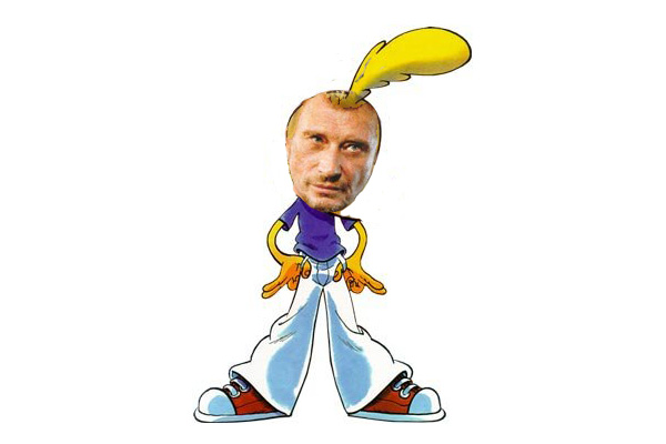 Johnny Hallyday dans le film Titeuf