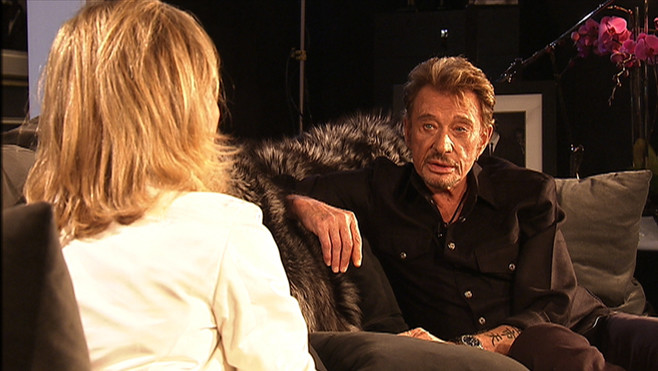 interview johnny hallyday avec claire chazal