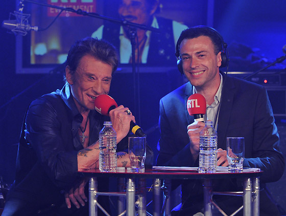 photo concert privé Johnny Hallyday RTL