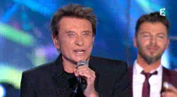 Johnny Hallyday Champs Elysées france 2 en 2011