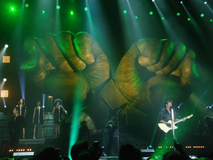 Johnny Hallyday concert Montpellier
