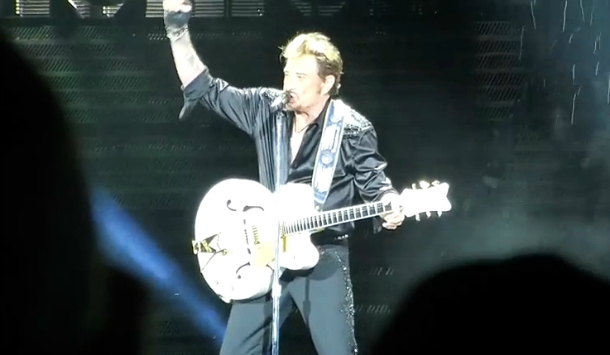 johnny hallyday guitare Gretsch 69 ans