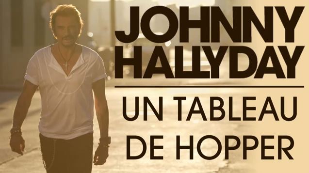 Johnny Hallyday Un tableau de Hopper