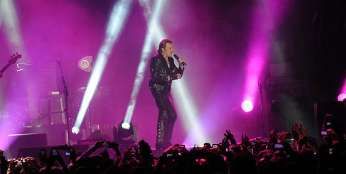 Johnny Hallyday Nimes arenes 2013