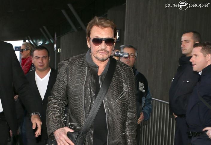 Johnny Hallyday aeroport 2014 big
