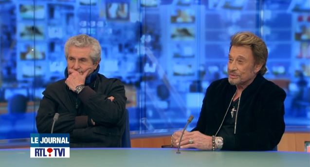 Johnny hallyday RTL TVI Lelouch