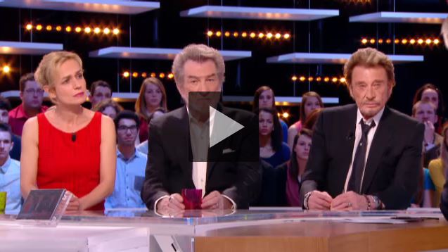Johnny Hallyday Eddy Mitchell Sandrine Bonnaire Le Grand Journal