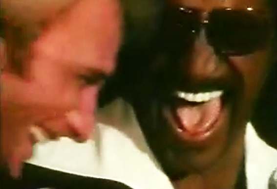 Johnny Hallyday et Sammy Davis Jr