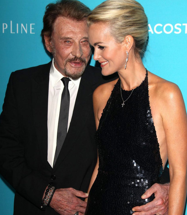 Johnny et Laeticia Hallyday aux CDG awards à Berverly Hills Johnny Hallyday Johnny et Laeticia Hallyday aux CDG awards à Berverly Hills Johnny Hallyday