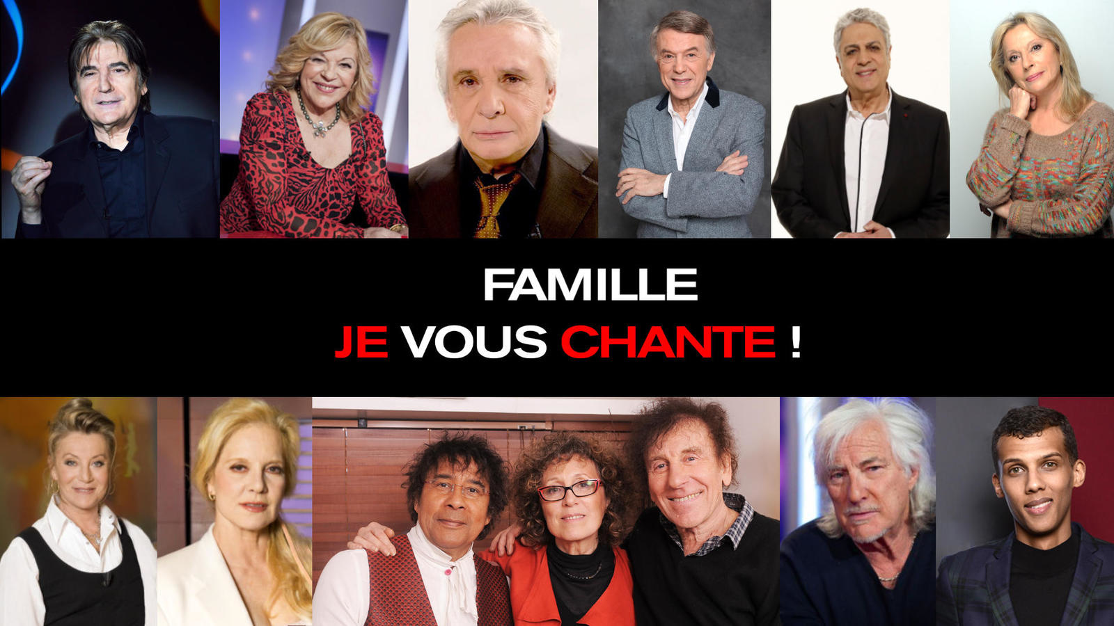 Famille je vous chante Johnny Hallyday Mireille Dumas