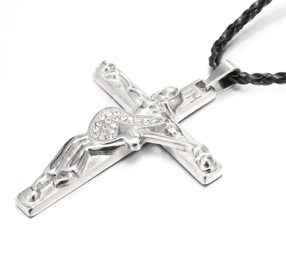 Collier Croix Johnny Hallyday crucifix
