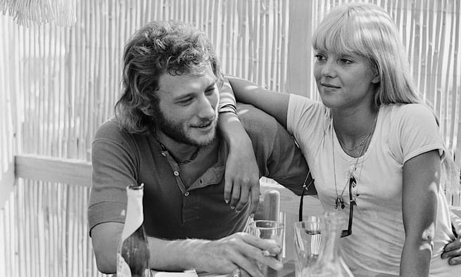 Johnny Hallyday et Sylvie Vartan à Saint-Raphaël