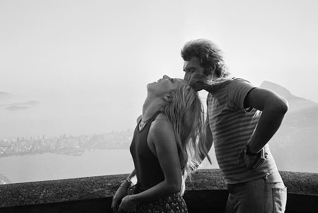 Johnny Hallyday et Sylvie Vartan à Rio de Janeiro
