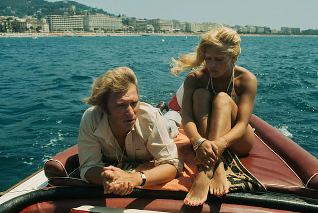 Johnny Hallyday et Sylvie Vartan en vacances