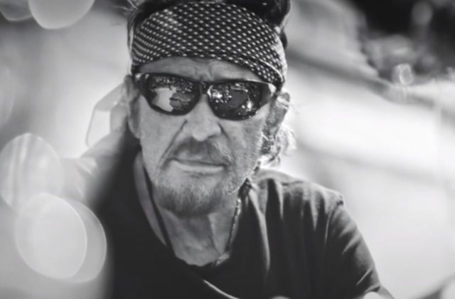 Johnny Hallyday on the road