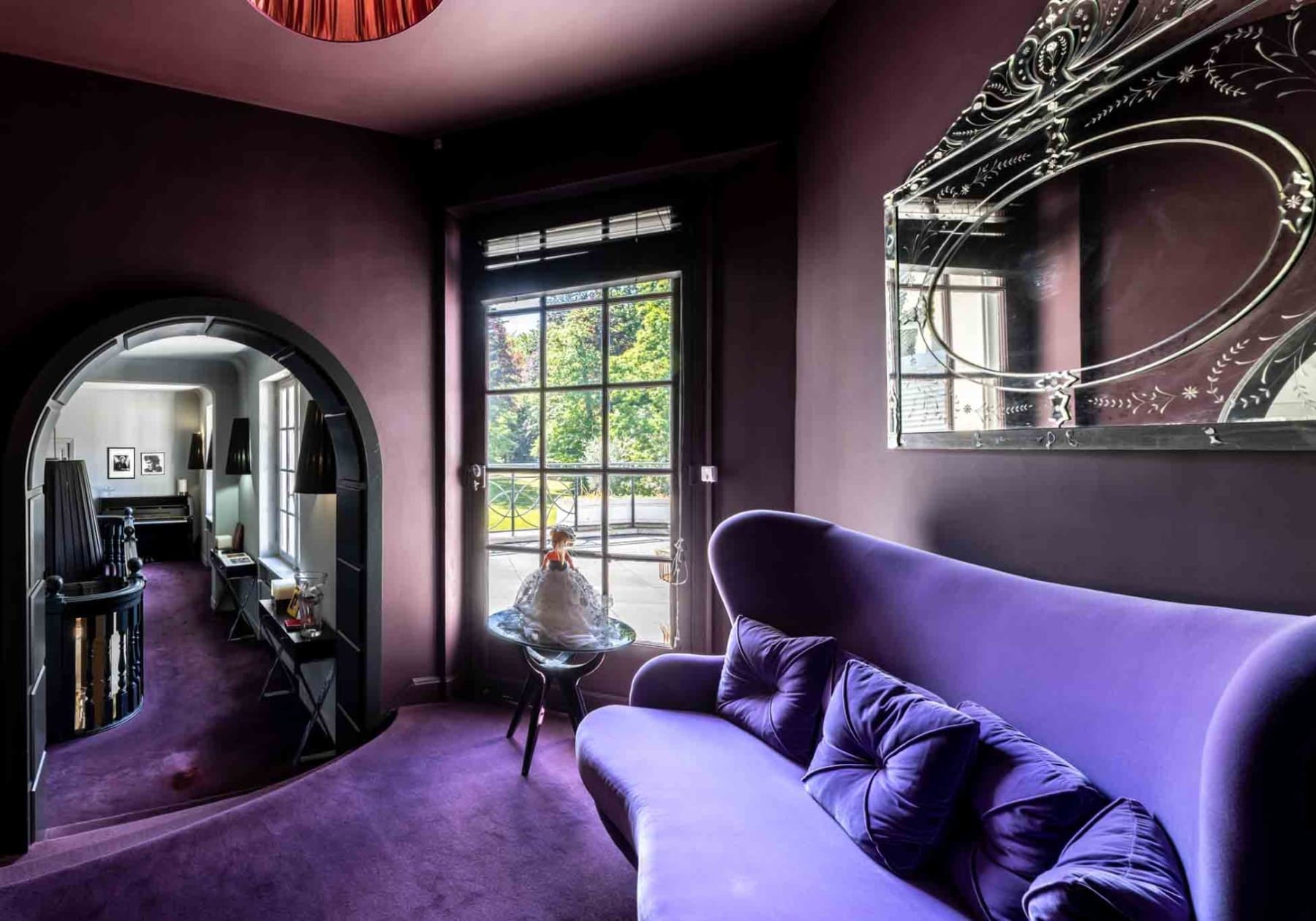 maison Johnny Hallyday Marnes-la-coquette petit salon