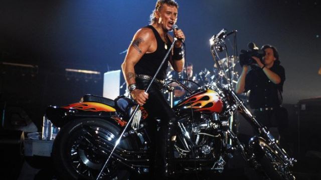 Moto Johnny Hallyday Bercy 1992