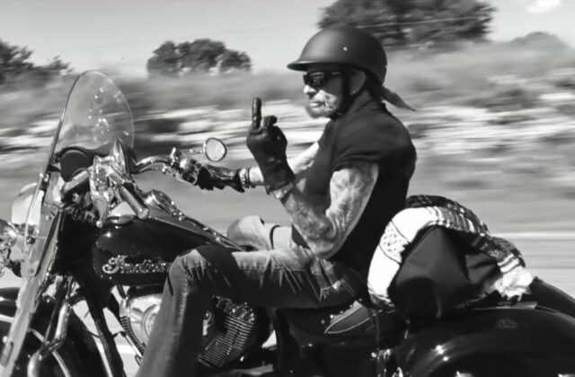 Moto Johnny Hallyday INDIAN SPRINGFIELD ( 2016 )