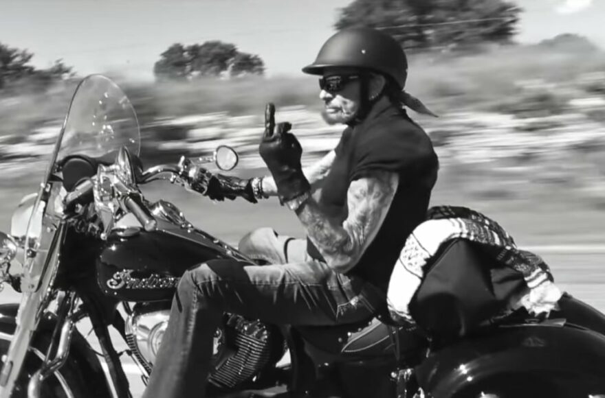 Moto Johnny Hallyday INDIAN SPRINGFIELD ( 2016 )
