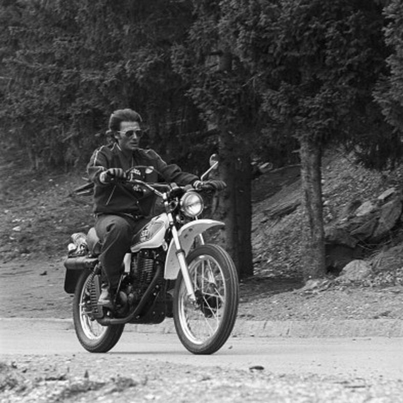 Yamaha 500 XT moto johnny hallyday