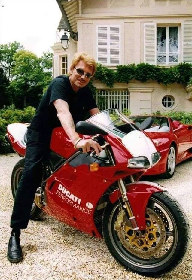 moto johnny-hallyday-Ducati