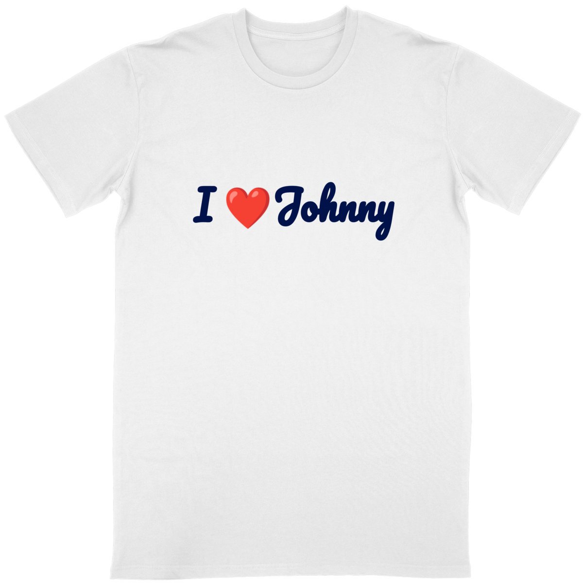 T-shirts I love Johnny Hallyday