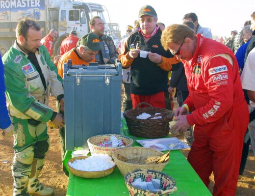 Johnny Hallyday au Dakar 2002