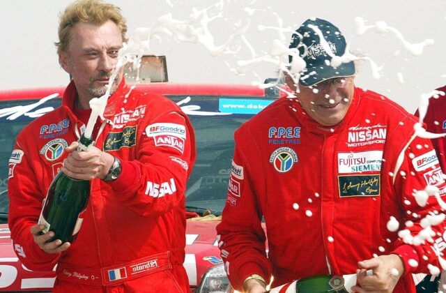 Johnny Hallyday au Paris Dakar