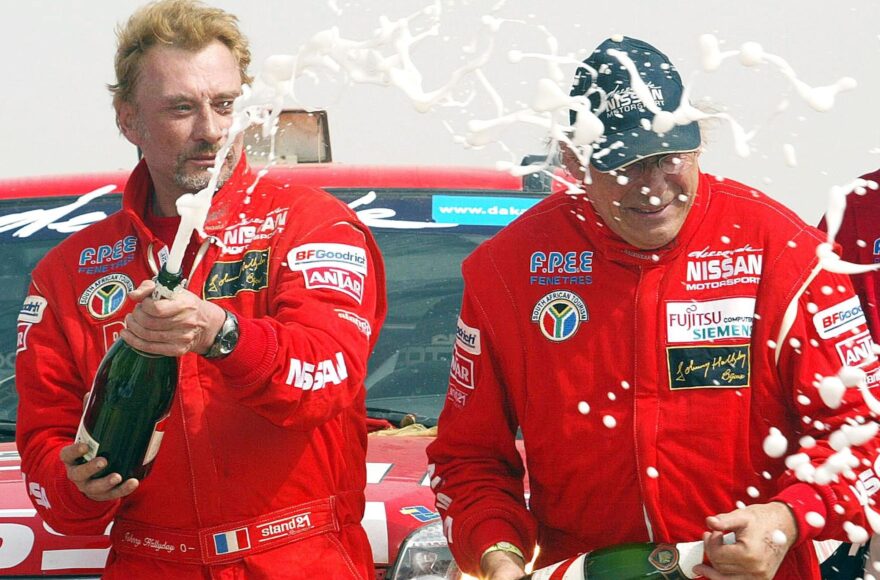Johnny Hallyday au Paris Dakar