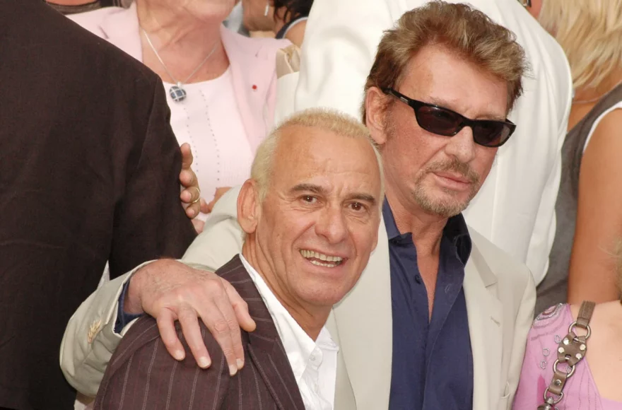Johnny Hallyday et Michel Fugain