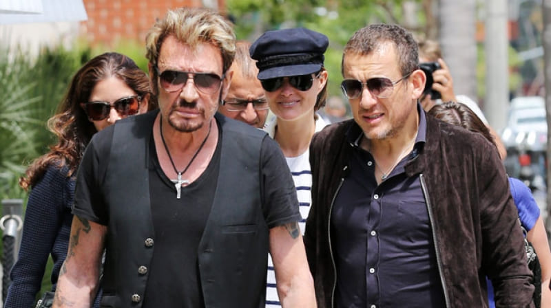 Johnny Hallyday et Dany Boon