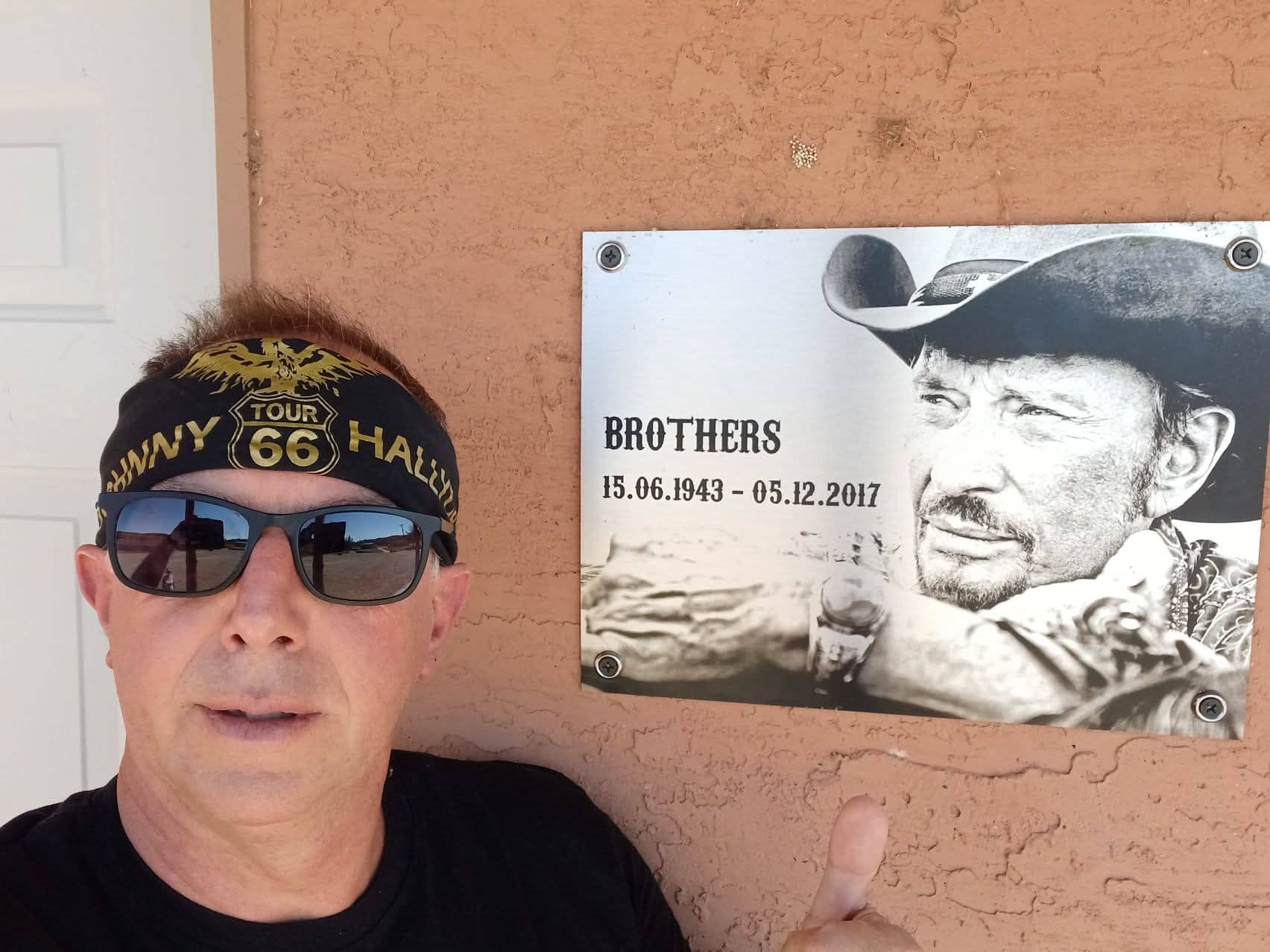 chambre 113 hotel Johnny Hallyday Mexican Hat Utah