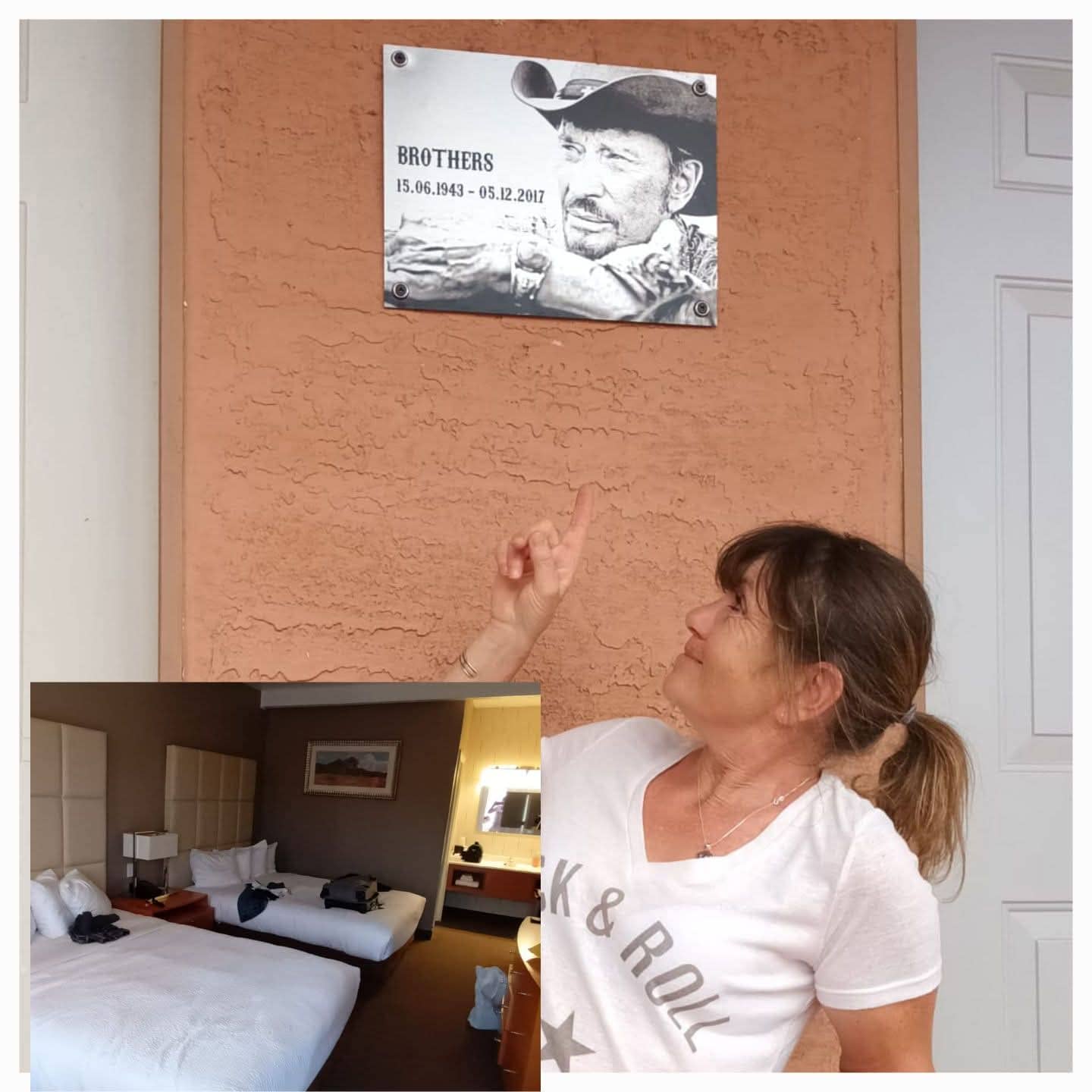chambre 113 hotel Johnny Hallyday Mexican Hat