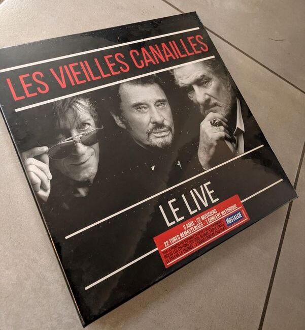 Les vieilles canailles Coffret Collector Johnny Hallyday