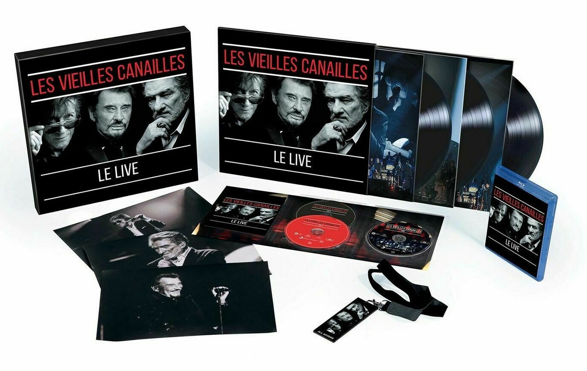 Les vieilles canailles L'album Live Coffret Collector Edition Limitée Numérotée