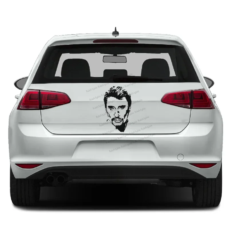 Stickers Johnny Hallyday pour lunette arrière de voiture – Image 3